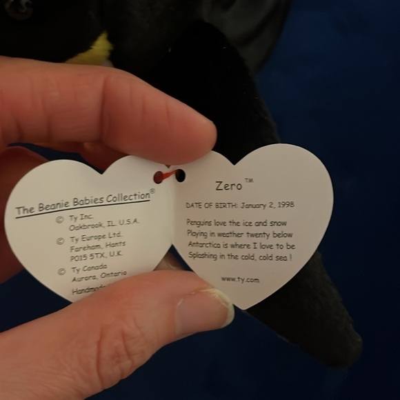 Ty Beanie Baby Zero - Picture 2 of 6